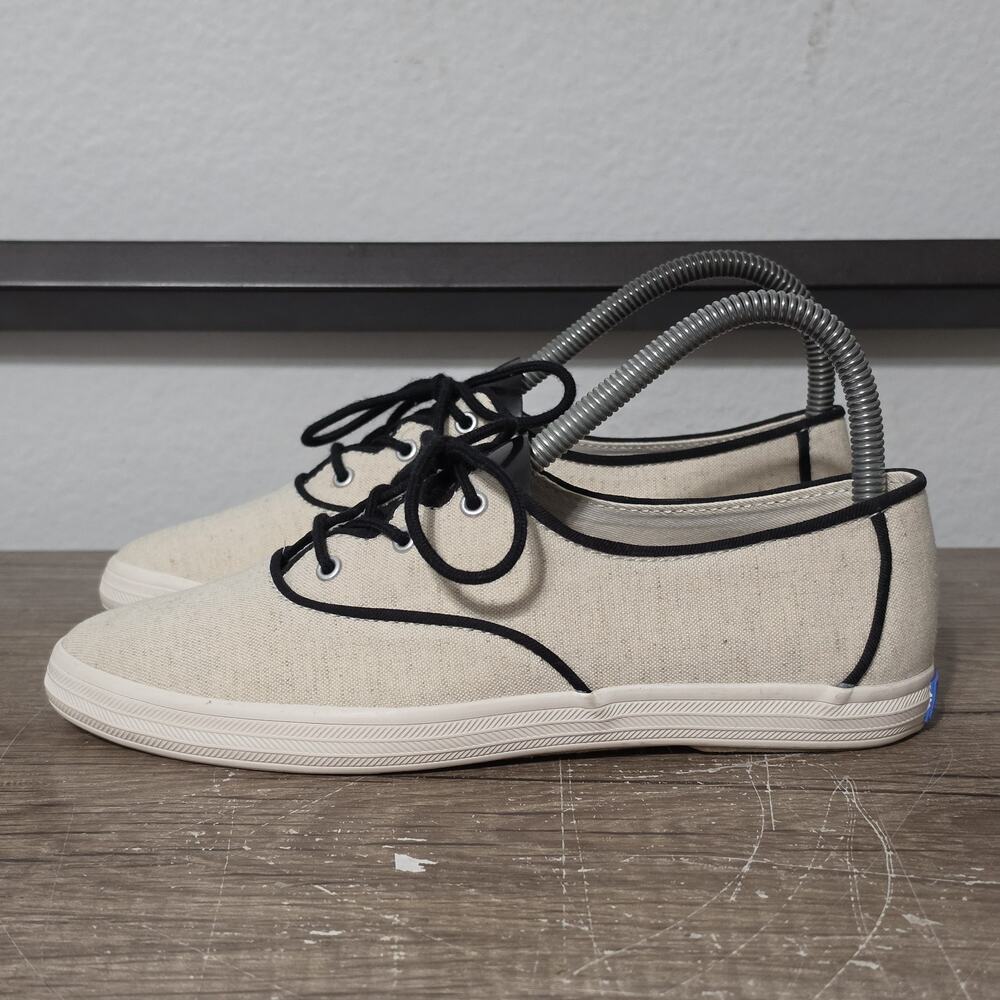 Keds Champion Point Low Wave Canvas Women's Shoes Sneekers Size 6 Beige